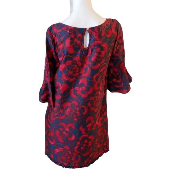 Juicy Couture 100% Silk Floral  Shift Dress - Picture 2 of 8